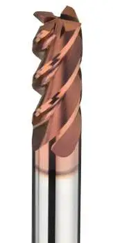 VHM HPC-HSC-Fräser 42°, Z=4, für Inconel, Titan und Nickel mit Spezialbeschichtung, HA Schaft