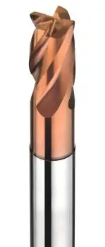 VHM-Kopierfräser, Formenbau-Fräser mit ER Z=4, Beschichtet, abgesetzt bis 65 HRC