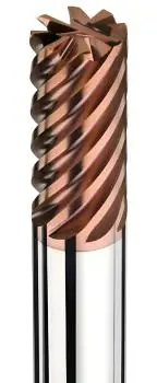 Formenbau-Fräser VHM Spezial Schaftfräser 45° bis 70 HRC mit Spezialbeschichtung, 2-20 mm Mehrschneider 100% Made in Germany - Premium-Fräser