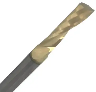 5,0 x 25 x 54 - d2=5 mm ✓ VHM Alufräser, Einzahnfräser Z=1, poliert mit ZrN Spezialbeschichtung