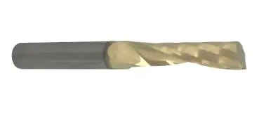 5,0 x 25 x 54 - d2=5 mm ✓ VHM Alufräser, Einzahnfräser Z=1, poliert mit ZrN Spezialbeschichtung