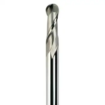 VHM Radiusfräser, extralang 3/4/6/8/10/12 mm, Z=2 scharf geschliffen für Alu