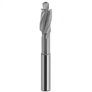M5 / 5,5 auf 10 x 80 - d2=8 mm ✓ HSS-CO5-Flachsenker, Zapfensenker 180°, mittel, DIN373, Z=3