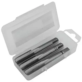 Gewindebohrer 29 teilig Set M3 - M12 Handgewindebohrer als Satz und Kernlochbohrer Gewinde