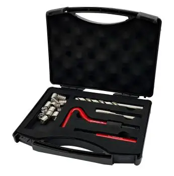 Gewinderepertaur Satz mit Gewindebohrer, Helicoil Einsätze, Ausbohrer M12