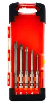 3/4/5/6/8 mm Hartmetallbestückter Glasbohrer, Fliesenbohrer, Keramikbohrer Z=4 mit QuickBit Schaft