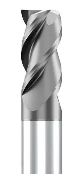 VHM Fräser 43° für Titanium, Edelstahl (VA) und Stahl Z=3 GoRill-Schaftfräser Inox-Fräser