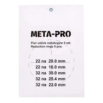 Reduzierringe für Trennscheiben 5-teilig 22-32 mm ✓ Stahl Adapter Set META-PRO
