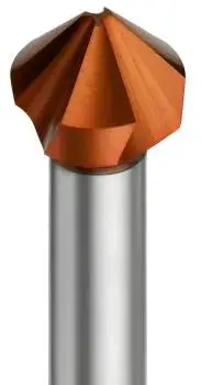 HSSE Kegelsenker, Senker, Entgratsenker DIN335 Form C mit ungleicher Teilung (Antivibration) mit Spezial-Beschichtung