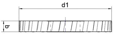 63,0 x 2 x 16 mm ✓ HSS-Kreissägeblatt, Metallkreissägeblatt, DIN 1837 A, feinverzahnt, Z=80