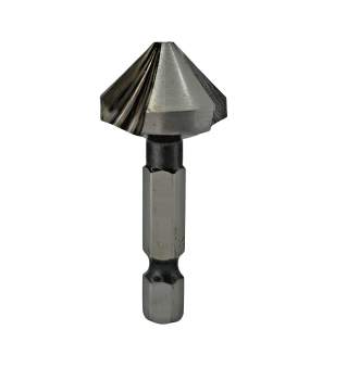 12,4 mm ✓ HSS Kegelsenker, Entgratsenker bzw. Senker mit Bit Schaft, Senkbohrer DIN 335C, Z=3