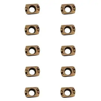 10x LPGT010210 Wendeplatten Edelstahl ✓ LPGT Hochvorschubfräsplatten, Fräswendeplatten, Wendeschneidplatten