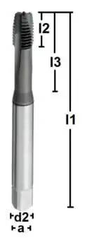 M8 ✓ PM Hochleistungs-Gewndebohrer, Durchgangsloch, DIN 371, Hardlube, 6HX, Form B
