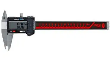 Digitaler Messschieber Messlehre Schieblehre 0-150mm LCD Display aus Edelstahl mit 0,01 mm Genauigkeit