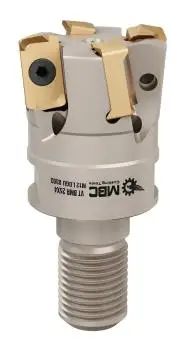 17 mm - Z=2 ✓ Einschraubfräskopf (Modular), Messerkopf, Planfräser für LOGU0303 KYCR mit IK