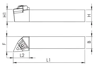 MTJNR Rechts oder MTJNL Links ✓ Klemmdrehhalter Drehhalter mit Anstellwinkel 93° für TNMG16 Wendeschneidplatten