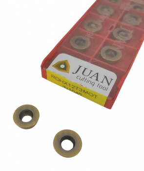 10 x RDHX12T3 Fräswendeplatten für Edelstahl