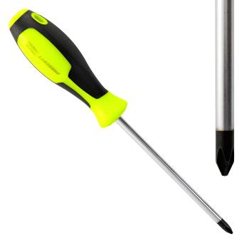 Kreuzschlitz Schraubendreher 125 mm CrV mit Magnetspitze PH