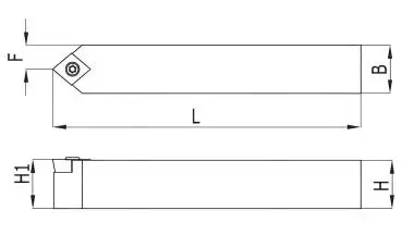 10 x 10 x 100 mm SCNCN ✓ Drehhalter für CCMT06 / CCGT06 Wendeplatten