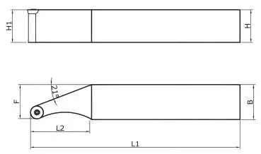 20 x 20 SRHCL Links ✓ SRHCL Drehhalter 21° für RCMT10 / RCGT10 Wendeplatten ISO Halter