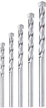 Steinbohrer Satz BOHRER SET 4 / 5 / 6 / 8 / 10 mm Steinbohrer-Fliesenbohrer