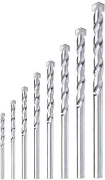 BOHRER SET 3 / 4 / 5 / 6 / 7 / 8 / 9 / 10 mm Steinbohrer Bohrer