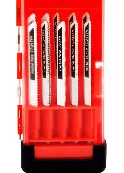 Stichsägeblätter-Set Metall, 10-teilig aus Hochleistungsschnellstahl HSS Sägeblatt