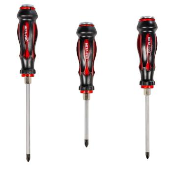 Schlagschraubendreher Set mit Schlitz- und Kreuzschlitz-Bits für Industrie und Heimwerker