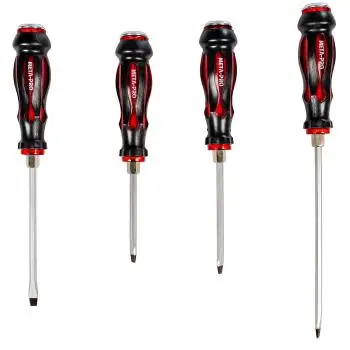 Robustes Schraubendreher Set aus Chrom-Vanadium-Stahl für hohe Belastungen und Schlaganwendungen