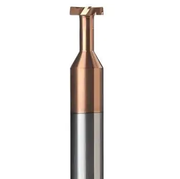 4,0 x 0,5 x 50 - d2=4 mm ✓ VHM Schlitzfräser, T-Fräser, T-Nutenfräser Z=4 mit TiSiN Beschichtung bis ca. 52 HRC