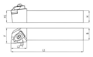 10 x 11ER/IR 16ER/IR Gewindedrehplatten, metrisches ISO-Gewinde für Aluminium