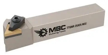 40 x 40 TTGNL Links ✓ Klemmdrehhalter, Drehmeißel 90° für TNMG22 Wendeplatten