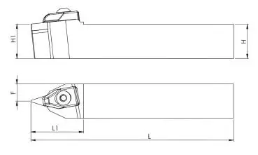 25 x 25 TVNNN Neutral ✓ Drehhalter, Klemmdrehhalter, Drehstahl 72,5° für VNMG16 Wendeplatten