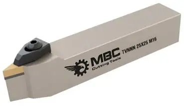 25 x 25 TVNNN Neutral ✓ Drehhalter, Klemmdrehhalter, Drehstahl 72,5° für VNMG16 Wendeplatten