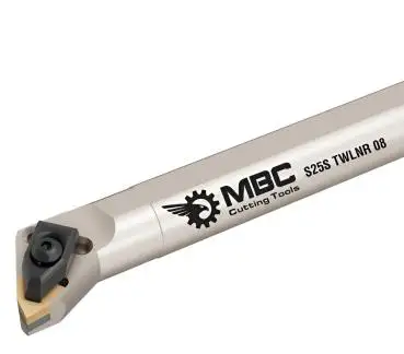 25 mm TWLNR Rechts ✓ Bohrstange 95° mit Klemme für WNMG08 Wendeplatten