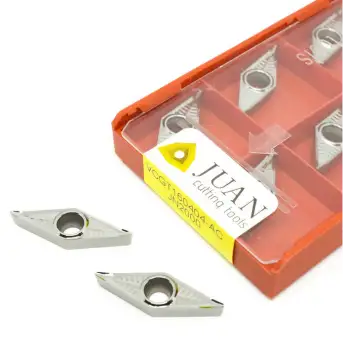 10 x VCGT160408 Wendeschneidplatten für Alu