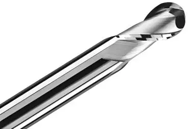 6R3 x 13 x 50 - d2=6 mm ✓ VHM Radius-Fräser, Z=2, Vollradiusfräser für NE-Metalle