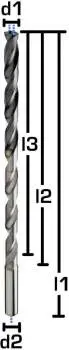 VHM Spiralbohrer, Vollhartmetallbohrer bzw. Kühlanalbohrer Ø 5,5 mm ✓ 15xD Bohrer (überlange Ausführung)