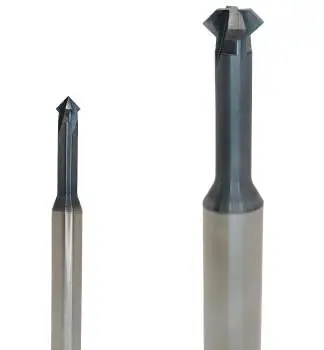 2,0 x 90° x 50 mm ✓ VHM Vor- und Rückwärtsentgrater Fasenfräser TiAlN