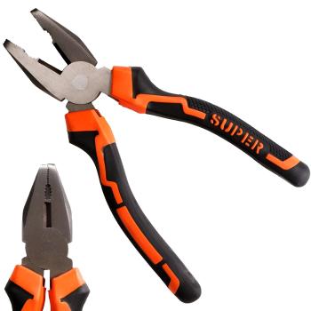 Kombinationszange 200 mm aus CrV-Stahl für Schneiden und Greifen