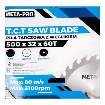 Industrie Holzsägeblatt 500 mm Z=60 für tiefe Schnitte Holz