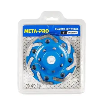 Diamant Schleifscheibe 115 mm x 10 mm ✓ Profi Grobschleifscheibe für Winkelschleifer, Betonschleifer