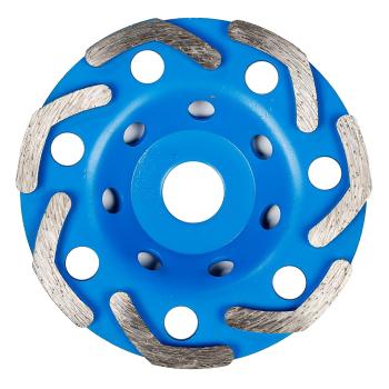 Diamant Schleifscheibe 125 mm x 10 mm für Winkelschleifer  extra dicke Profi Schleifscheibe für Grobschliff