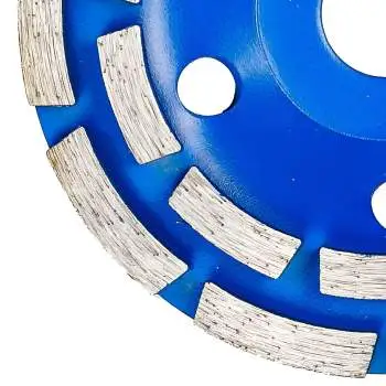 Schleifscheibe 125 mm 10 mm Dicke Detailaufnahme Struktur