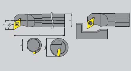 Vollhartmetall Bohrstange E16R.SDQC.R07 | E16R.SDQC.R07