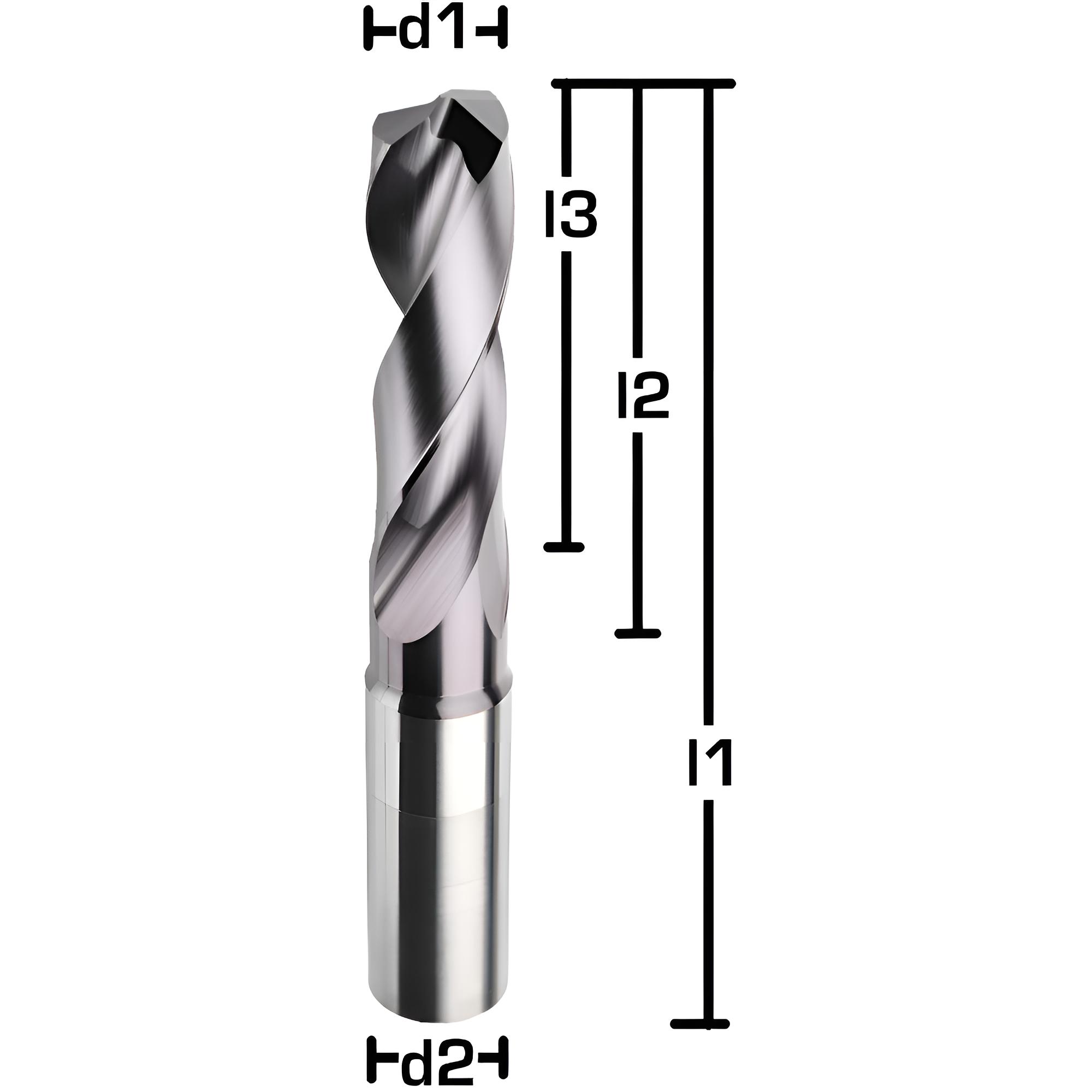 VHM 3xD Bohrer 10,5 mm Hochleistungsbohrer mit IK