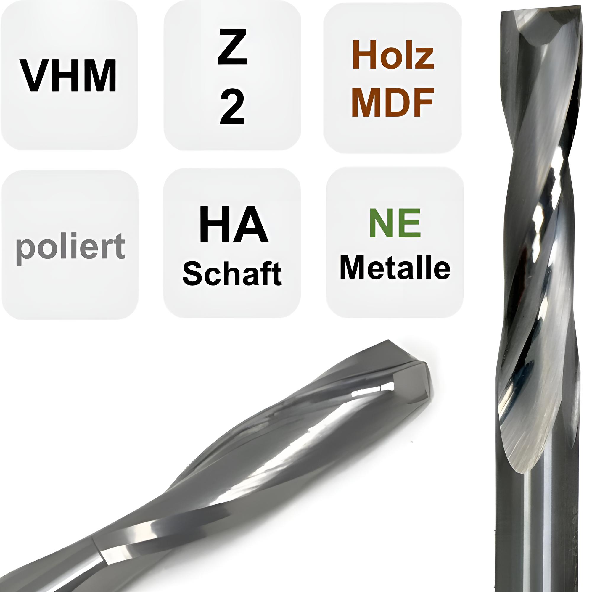 5 Stück Kugelkopffräser – 6 Mm Schaft, Wolframstahl, 2-flutig, Für CNC & Holz, Acryl, Aluminium