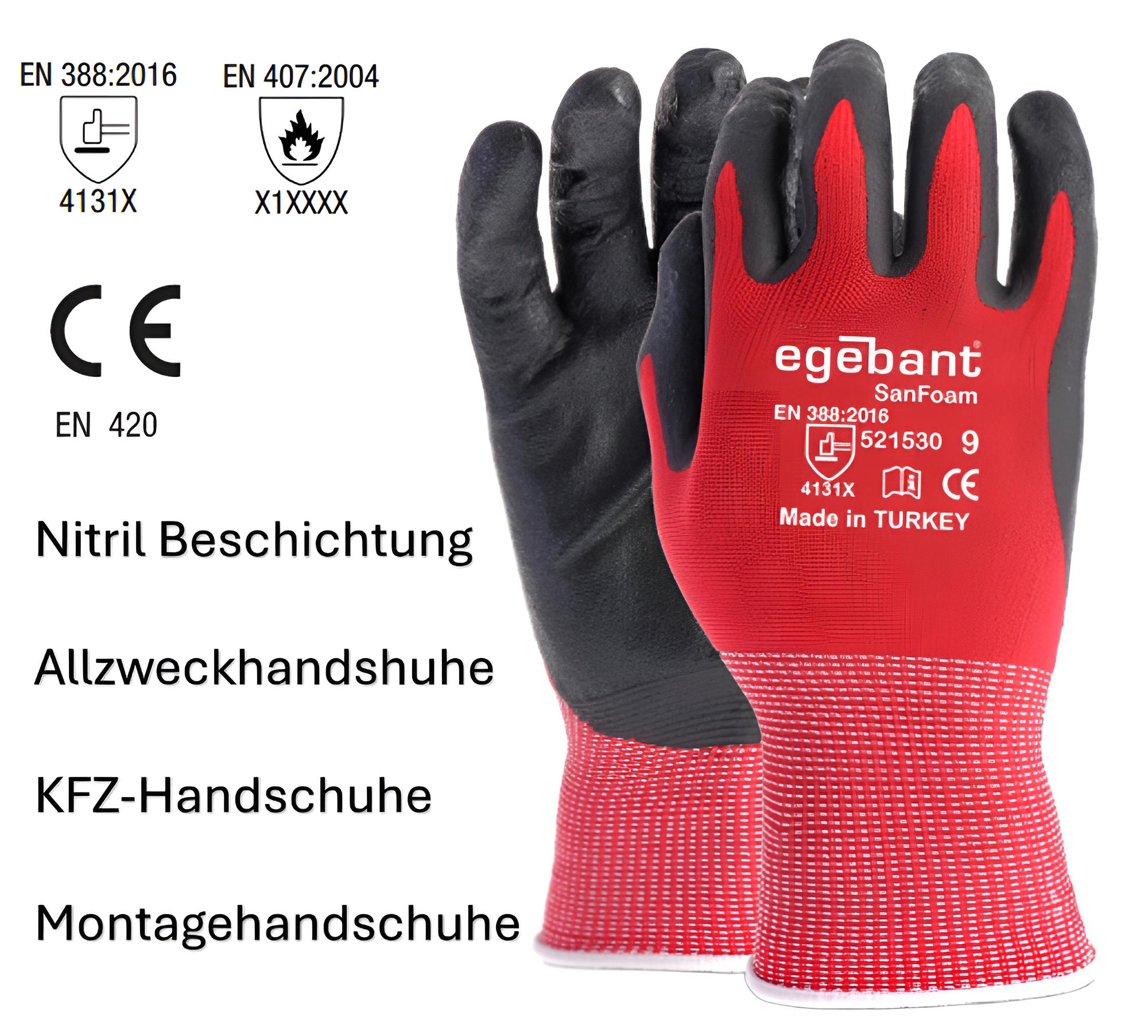 Arbeitshandschuh, Montagehandschuh, Gartenhandschuh Thor Flex