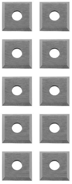 12 x 12 x 1,5 mm HM Wendeplatte 35° WP-Quadratisch, Wendemesser, Ersatzmesser für Hartholz, Weichholz, Plastik & Spanplatten