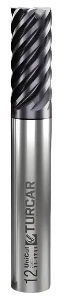 6,0 x 13 x 57 - d2=6 mm ✓ VHM-Schaftfräser 45°, beschichteter Fräser zum Schlichten, Schlichtfräser Z=6, HA Schaft